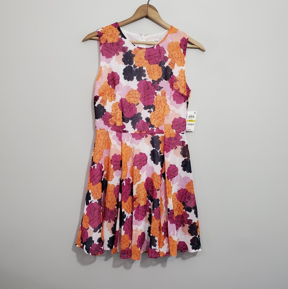 NWT Maison Jules Floral Print Dress